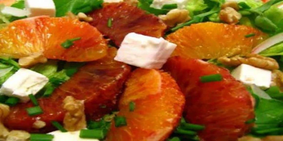 Salada de Alface com Laranja