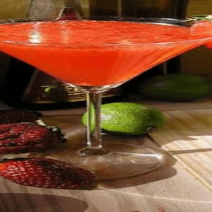 Cocktail de Champanhe Vermelho